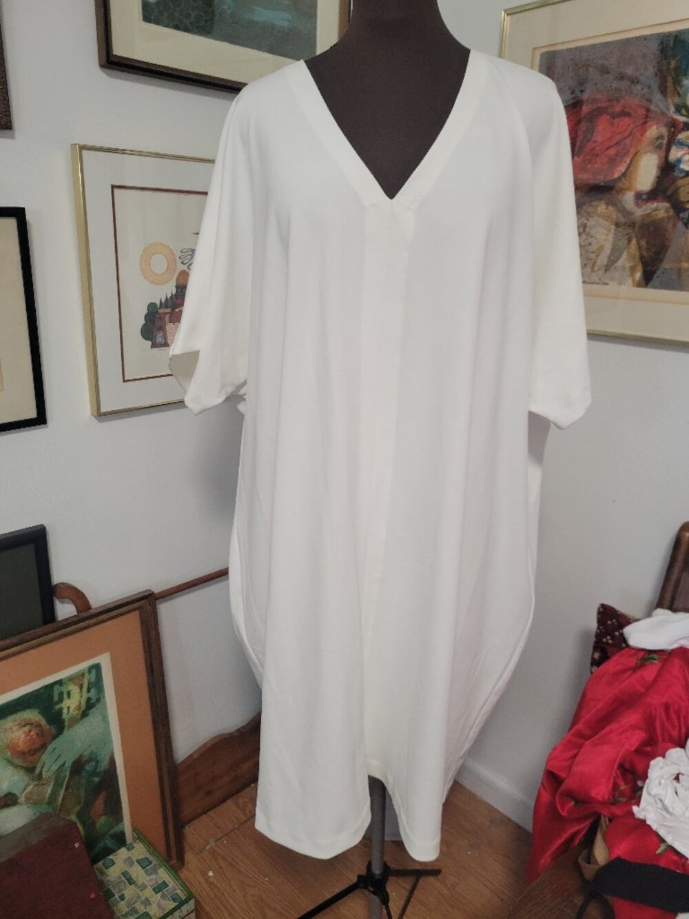 Off White Worthington Woman Size 3X Dress